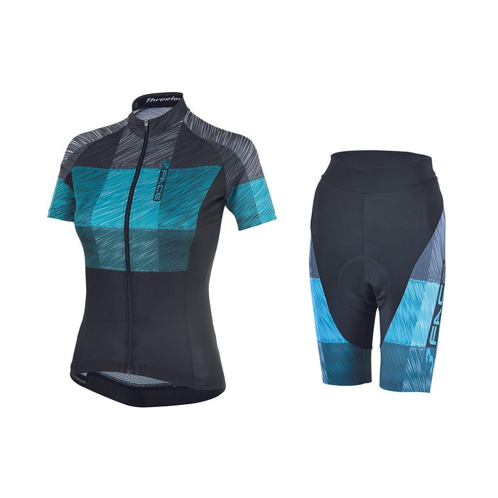 Completo Estivo Graphite Donna Tute da ciclista Threeface XS | EU 34 navy 