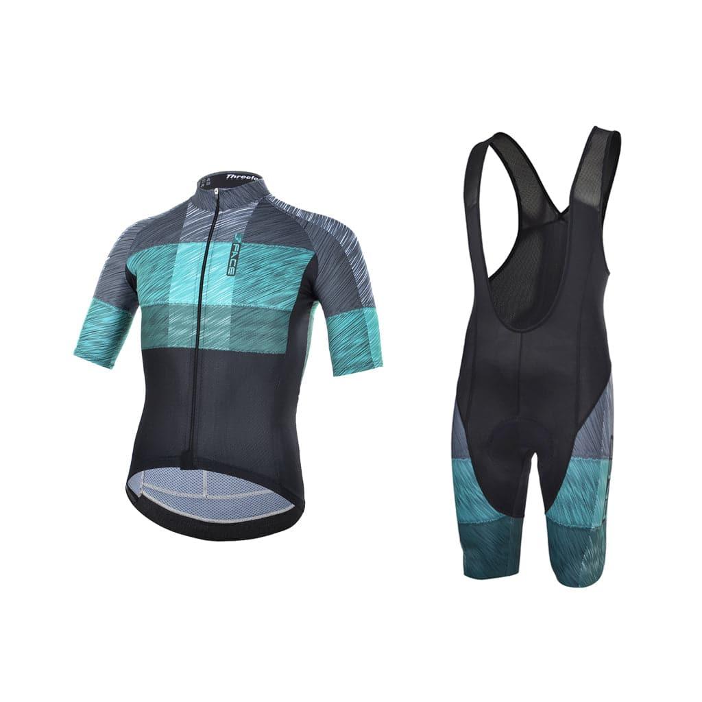 Completo Estivo Graphite Tute da ciclista Threeface S yellow 