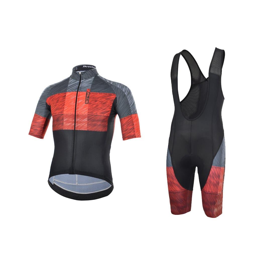 Completo Estivo Graphite Tute da ciclista Threeface S yellow 
