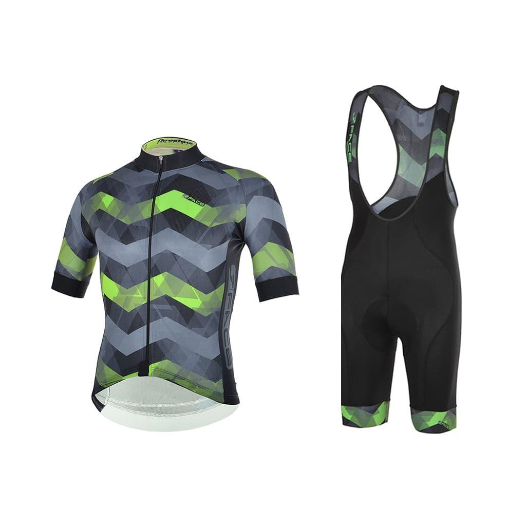 Completo Estivo Zig Zag Tute da ciclista Threeface S blue 