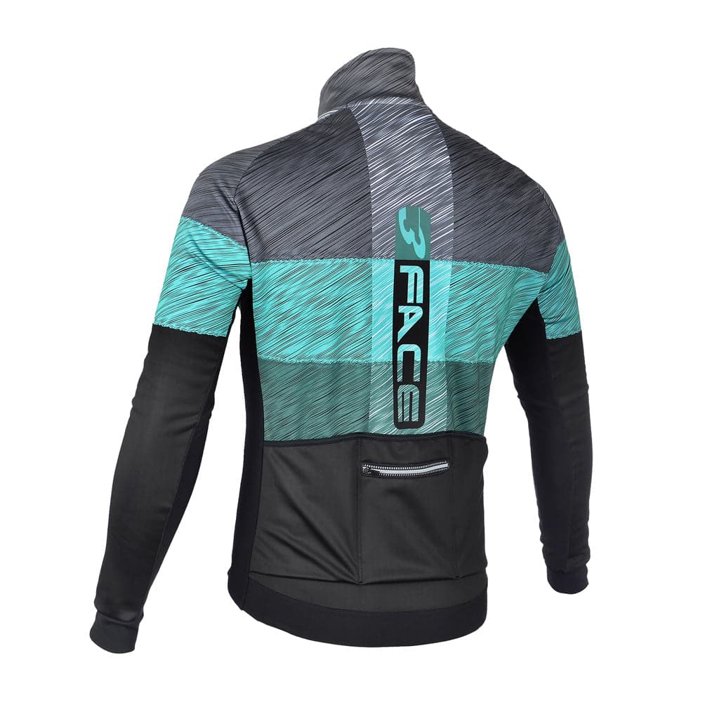 Giubbino Invernale Graphite Magliette da ciclista Threeface 