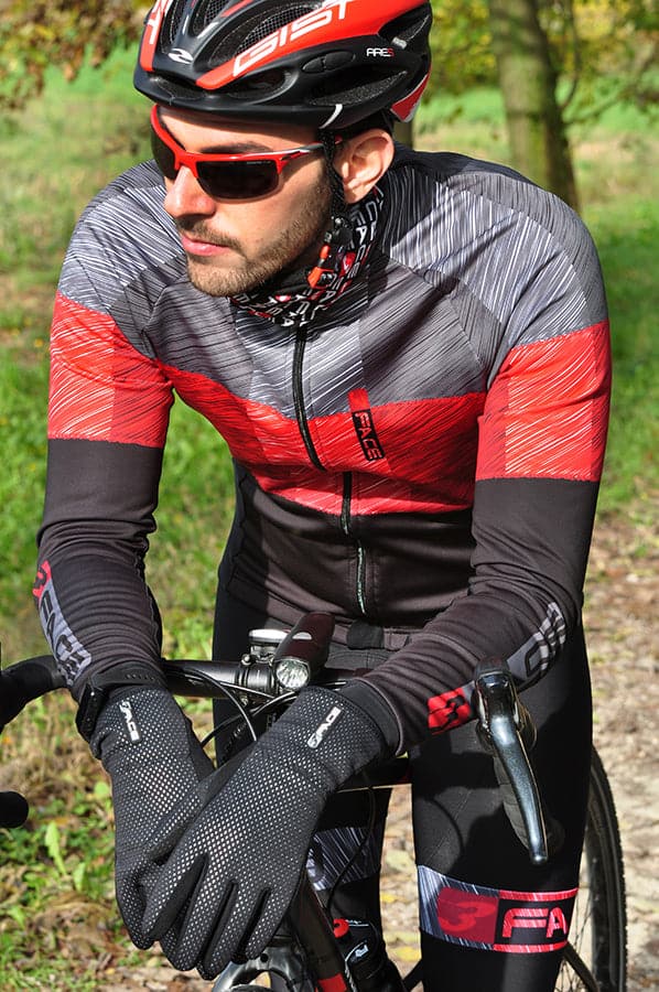 Giubbino Invernale Graphite Magliette da ciclista Threeface 