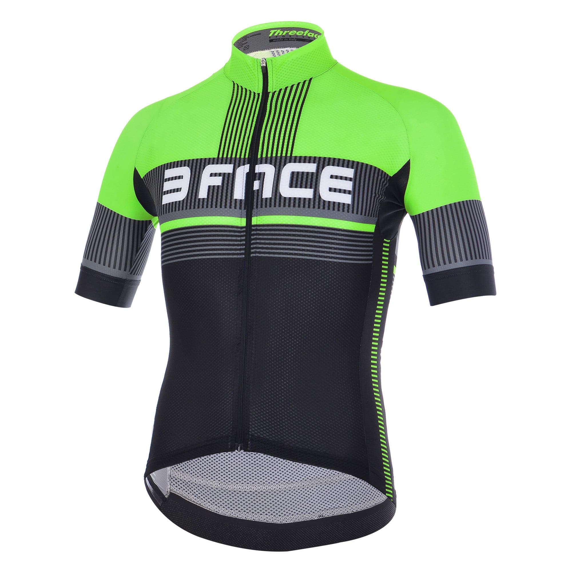 Maglia manica corta Deal Magliette da ciclista Threeface S green 