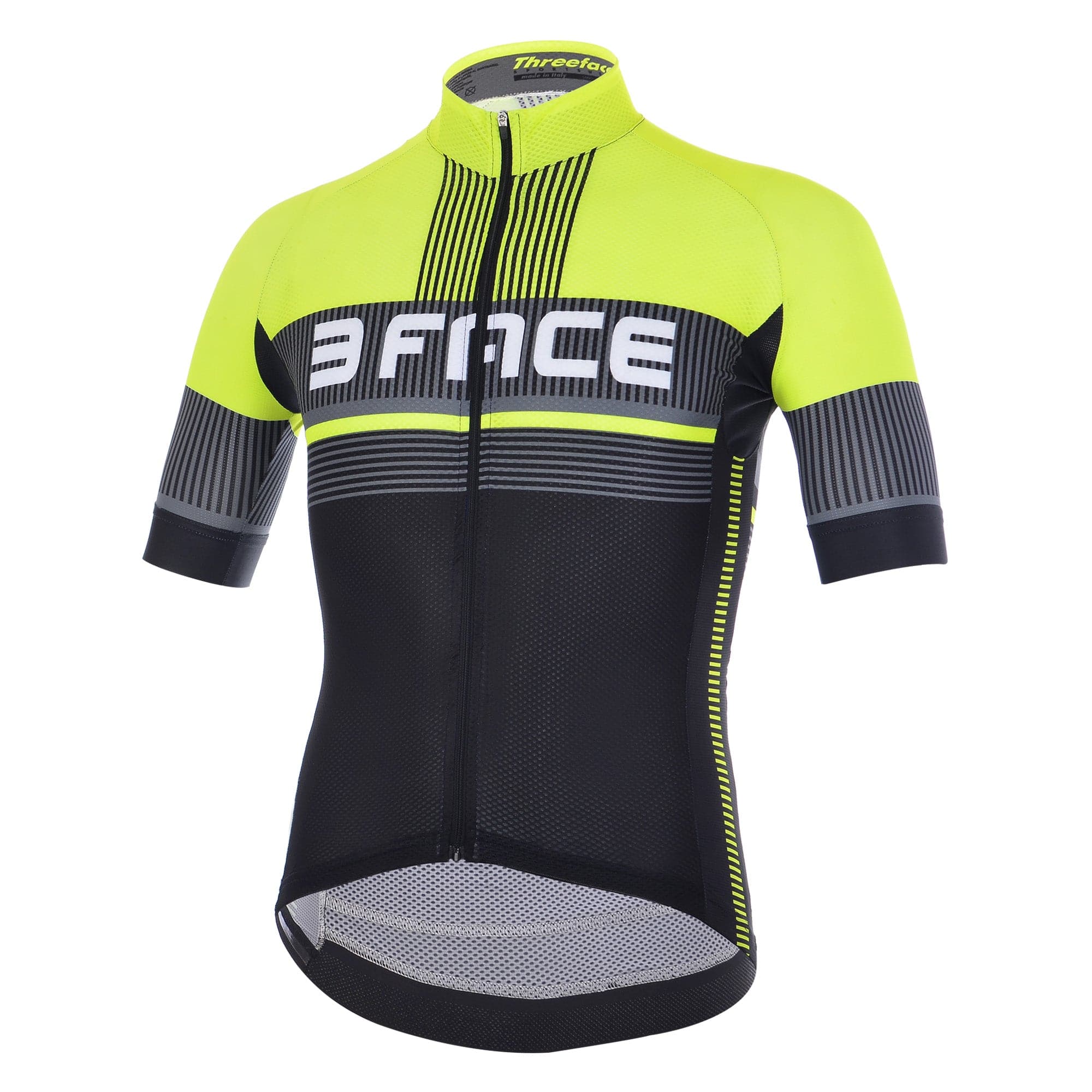 Maglia manica corta Deal Magliette da ciclista Threeface S yellow 