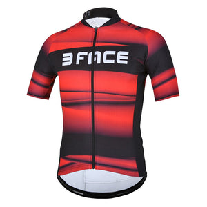 Maglia manica corta Spicy Magliette da ciclista Threeface S red 