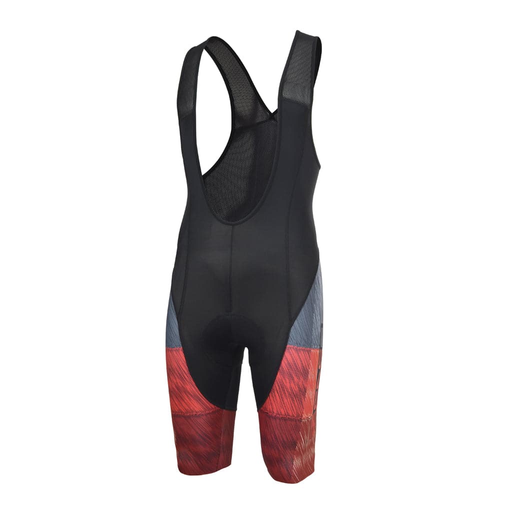 Panta Con Bretelle Graphite Pantaloncini da ciclista Threeface XS red 