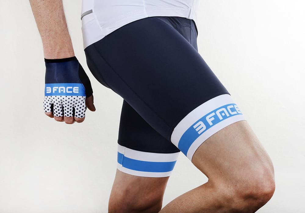 Panta con Bretelle Raised Pantaloncini da ciclista Threeface 