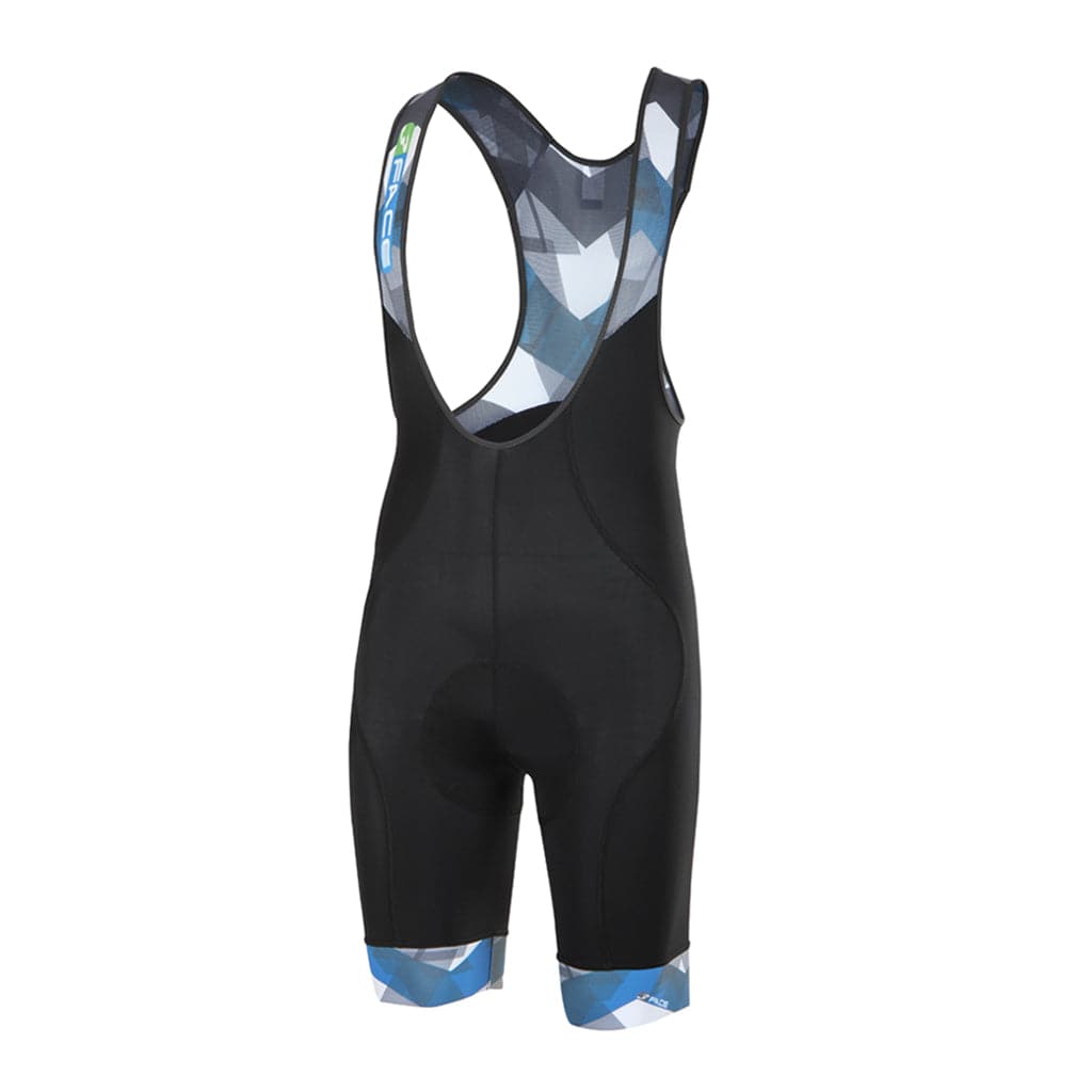 Panta con Bretelle Zig Zag Pantaloncini da ciclista Threeface S green 